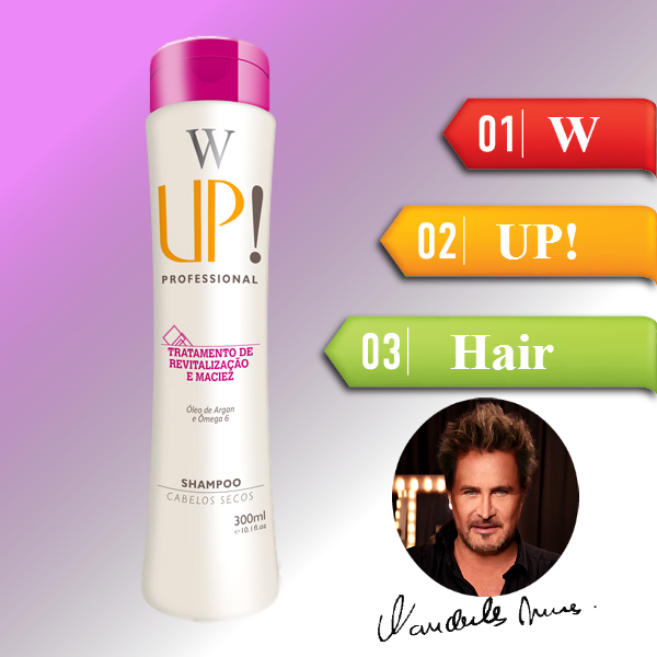 Shampoo W UP Hair Profissional para Cabelos Secos 300ml