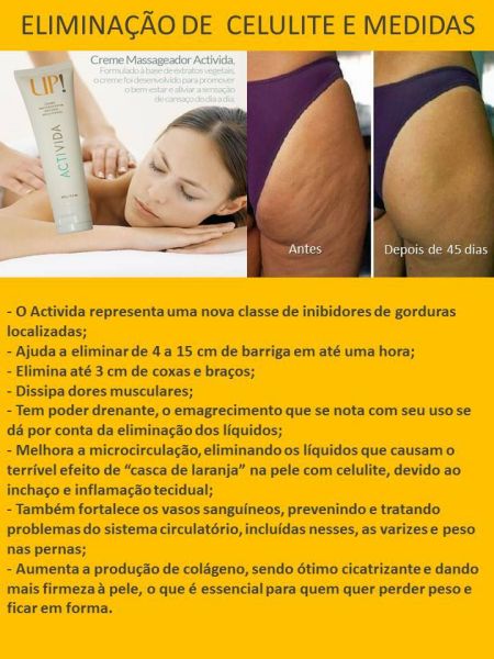 *UP! Activida - Creme Massageador 60g