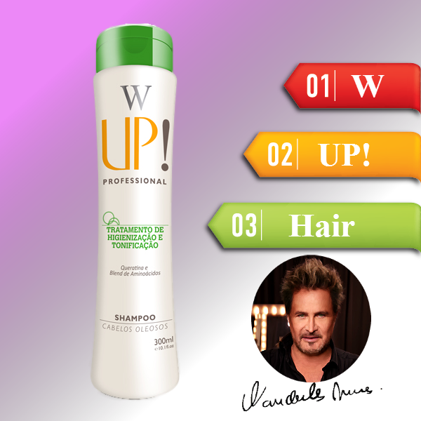 Shampoo W/UP! Hair Profissional Cabelos Oleosos  300ml